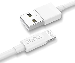 Amazon Brand - Eono Lightning iPhone Charger Cable, Apple MFi Certified, USB Fast Charging Lead, 1m