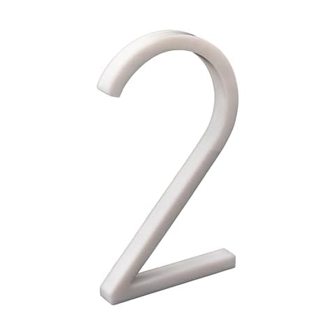 nanlyiau 5in 3D Adhesive House Numbers Cover