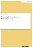 Marketing. Marktanalyse und Marketingplanung