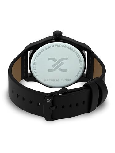 Image of Daniel Klein Men's Analog Quartz Watch | Black Dial | Black Genuine Leather Strap | Rose Gold Round Case | Casual Fashion Watch | DK11599-66