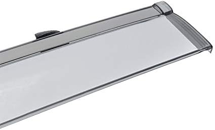 WELLvisors For 2019-Plus Cadillac XT4 Window Visors Black Trim Rain Guards