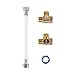 Camco 35953 8" Supreme Permanent By-Pass Kit for 6 Gallon Tank - Lead Free