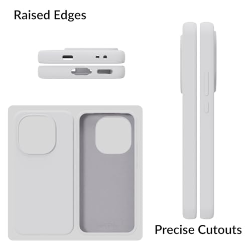 Image of SPRIG Compatible with IQOO 15 5G SilkTone Silicone Back Cover Drop Tested Shock Proof Mobile Case for Men, Women, Boys and Girls with Camera Protection (White)