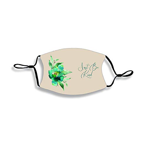 Just Be Kind Tan One Size Fabric Fashion Face Covering Mask