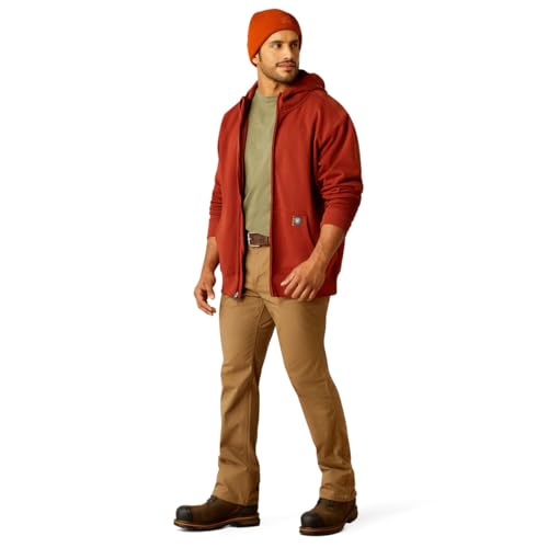 Image of Ariat Men's Rebar Born For This Full Zip Hoodie