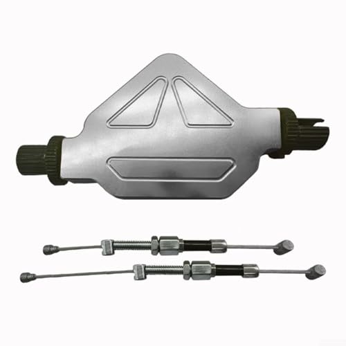 UTTASU Sistema di frizione Easy Pull per moto, con montaggio ad alta universalità e costruzione robusta (argento)