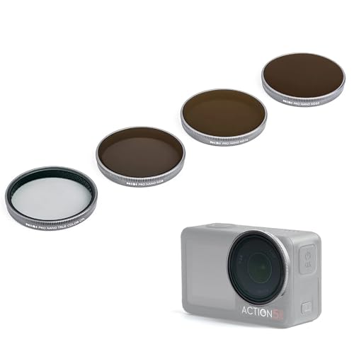 NiSi �~�`�t�B���^�[ DJI Osmo Action 3/4/5 Pro �p �v���t�F�b�V���i���L�b�g True Color CPL / ND8 / ND16 / ND32