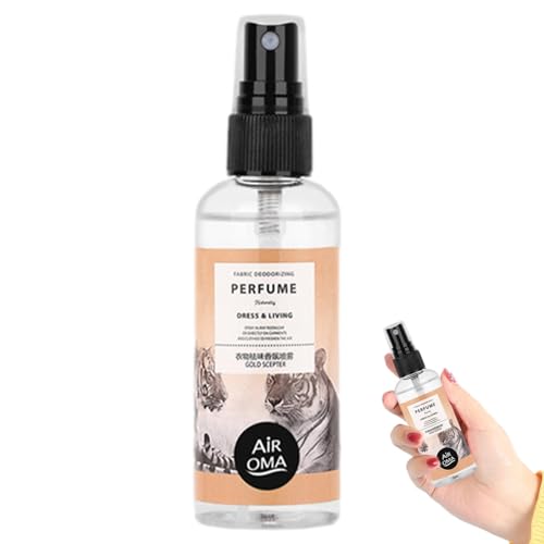 Espray aromático para ropa, 100 ml, ambientador portátil, spray perfumado para tela, spray para tela natural y niebla para eliminar olores, spray para eliminar el olor de la ropa para baño, tela y