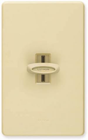 Lutron GL600H-IV Electronics Glyder Incandescent Slide Dimmer Switch, Ivory