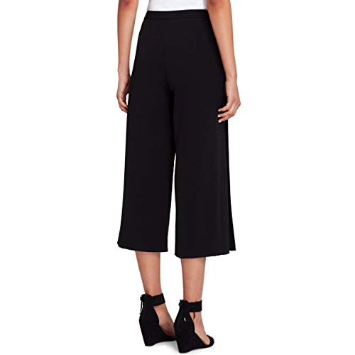 TAHARI Womens Cropped Dress Pants, Black, 6P2