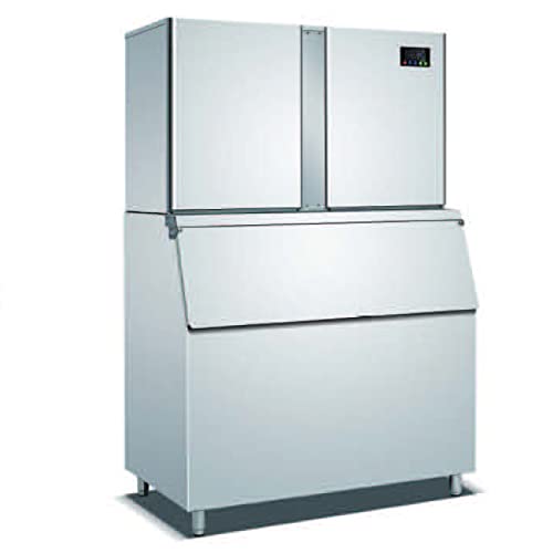 Koalalko Commercial Ice Maker Machine - 1485 LBS/24H with 1100 Pounds Storage Bin Capacity - 110V Freestanding Automatic Clean Clear Cube Crushed Ice Maker for Home, Restaurants, Business, Bars