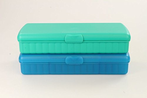 TUPPERWARE Contenitori Snack Box Buffet turchese +...