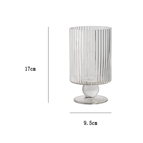 Vase transparent créative de 17cm pour fleurir votre table à manger moderne - 3