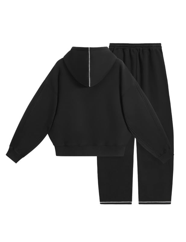 Aelfric Eden Baggy męski dres do biegania, oversize, damski dres treningowy, uniseks, klasyczny boks, zestaw Y2K, strój rekreacyjny, strój sportowy, strój domowy