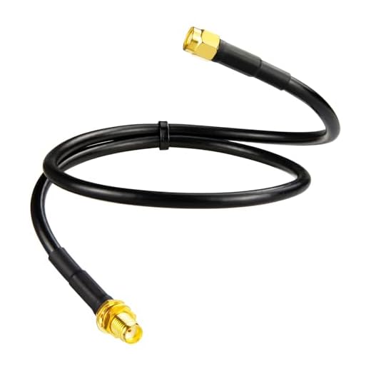 Boobrie Upgraded SMA Male to SMA Female Cable 1.64ft, Low Loss Coaxial Cable LMR200 Equivalent for 3G/4G/5G/6G/LTE/ADS-B/GPS/WiFi/Ham Radio & RF Applications (Not for TV Use)