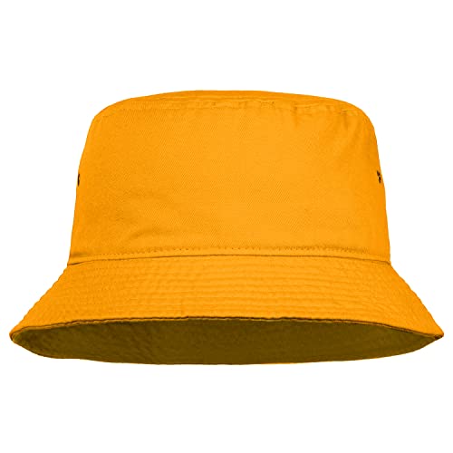 Image of Falari Men Women Unisex Cotton Bucket Hat 100% Cotton Packable for Travel Fishing Hunting Summer Camp