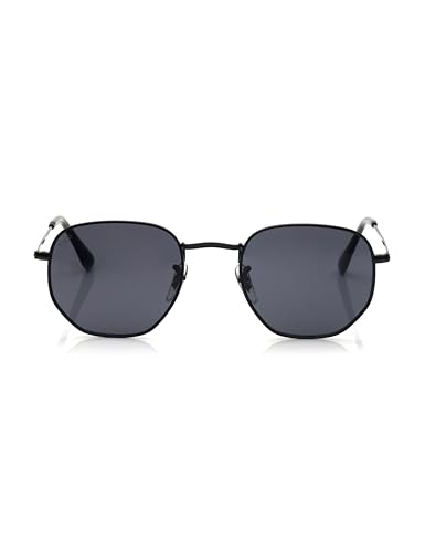 Image of Fastrack Tees Hexagonal Sunglasses for unisex