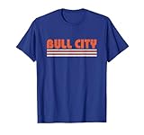 Durham Bull City Vintage 80s Retro Style T-Shirt