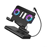 Dock station 4K60Hz con corpo in lega di alluminio, doppia ventola di raffreddamento da 6000 giri/min, Gigabit Ethernet, 3 porte USB 3.1 per OneXPlayer APEX, Switch, Go, X (nero)