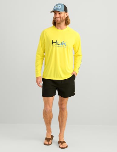 Image of HUK Men's Pursuit Vented Long Sleeve Fishing Shirt (+30 UPF)