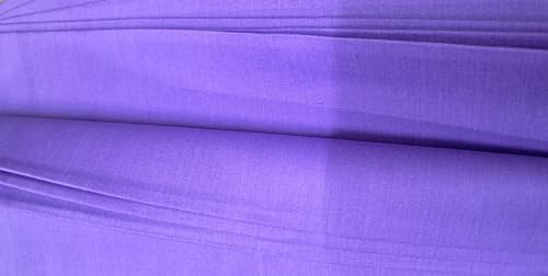 Image of 100% Cotton Unstitched Material for Women's Skirts, Saree Petticoats, Pyjamas, Patiyala Pants, Salwar, 2 Meter Poplin,89 cms Width Fabric (Lovender)