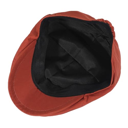 Image of ZLYC Men Cotton Flat Cap Summer Scally Ivy Gatsby Newsboy Beret Driver Cabbie Hunting Hat