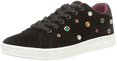 Desigual Shoes_Cosmic_Jewels, Zapatillas Mujer, Negro, 38 EU