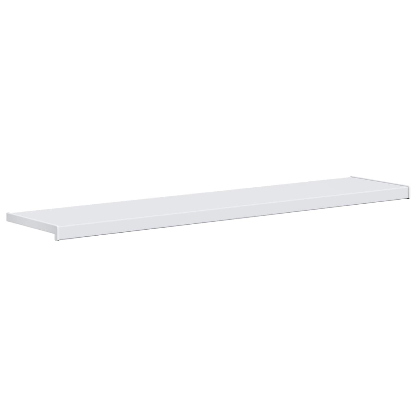 vidaXL Appui de fenêtre Blanc 140 x 30 x 4,5 cm PVC