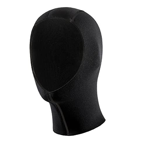 rockible Diving Hood Neoprene Wetsuit Dive Hood Headgear Adults Elastic Swimming Cap Thermal Hood for Kayaking Canoeing Spearfishing Snorkeling, 5mm S to M