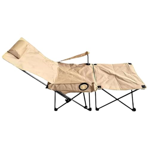 Chaise inclinable d'été ergonomique réglable avec structure stable