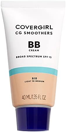 COVERGIRL Smoothers Lightweight BB Cream, 1 Tube (1.35 Ounce), Light to Medium 810 Skin Tones, Hydrating BB Cream with SPF 21 Sun Protection (Packaging May Vary)