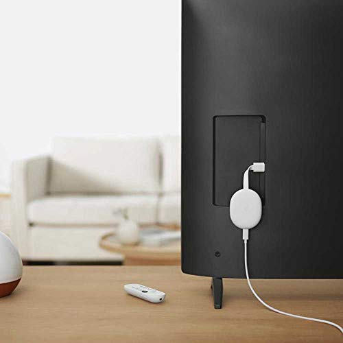 Chromecast with Google TV (4K) Snow - Streaming Stick Entertainment on Your TV with Voice Search Watch Movies Shows and Live TV in 4K HDR - (G9N9N;GZRNL)