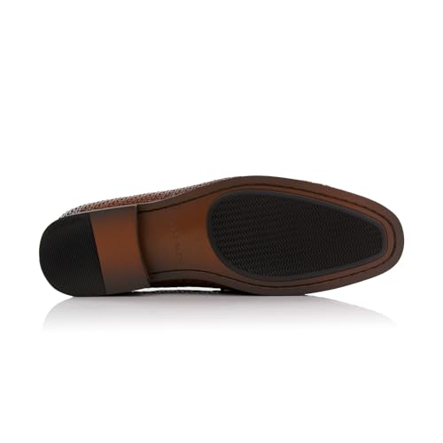 Image of Ferro Aldo Men's Classic Penny Loafers & Slip-On Dress Shoes | Woven, Floral, and Plaid Styles |
