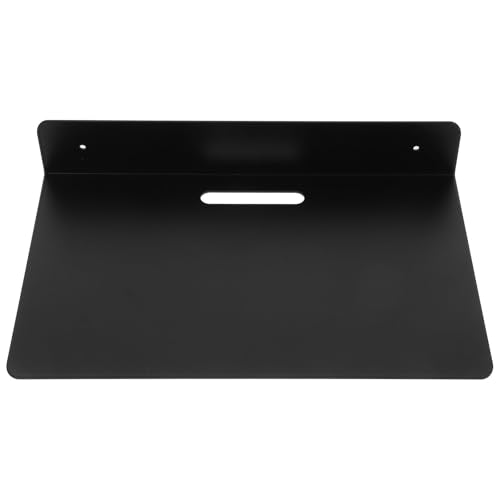 Support mural projecteur et caméra de sécurité en acier noir pour maison