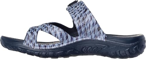 Skechers - Womens Foamies: Reggae - Scenery Sneakers, Color Navy, Size: 11 M US