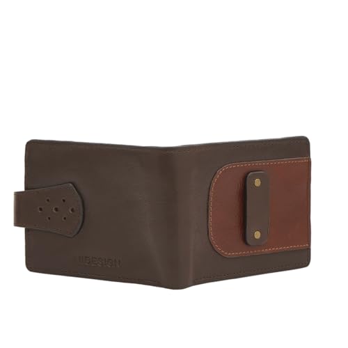 Image of Hidesign Men Brown /Tan Fort Worth W2 Casual Bi-Fold M
