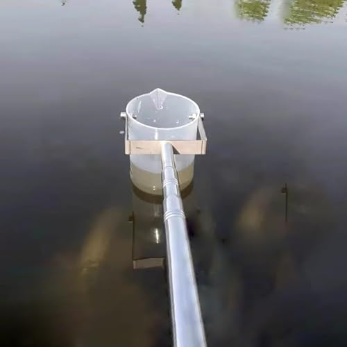500ML Telescopic Water Sampler, Liquid Sampler Pole with Plastic Pendulum Beaker, Lightweight Extension Water Sampling Dipper System for Water Quality Sample Collection(Longest 2.5m/8.2ft)