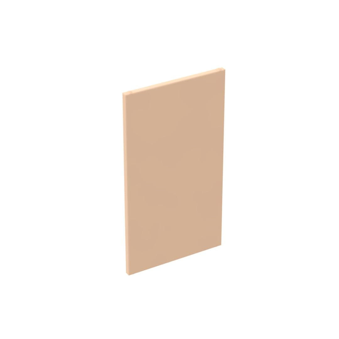 Gobricks 60803 Door Glass for Window 1x4x6 50 Pieces GDS-877 Compatible with Lego Building Blocks Color:Light Nougat 283