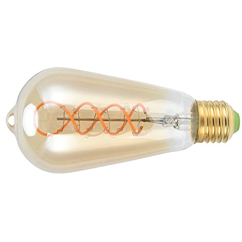 Hyuduo HYUDUOK28HM0CEGF Led Bulb Vintage Led Bulbs 4W 110V Led Filament Light Bulb Dimmable Flexible Spiral Led E27 Lamp Holder Filament Warm Light thumb #6