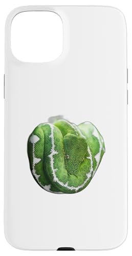 Green Tree Python �R�C����X�l�[�N�f�U�C�� �X�}�z�P�[�X iPhone 15 Plus �p