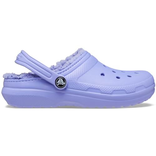 Crocs Unisex-Child Classic Lined Clog, Digital Violet, 2 Toddler
