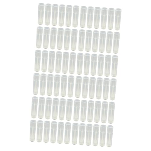 minkissy 2 Juegos Tubo De Lápiz Labial Botella De Labios Kit De Maquillaje Pintalabios Claro Impermeables Sostenedor del Lápiz Labial Tubos para Cosmética DIY Educación Física 60 Piezas * 2