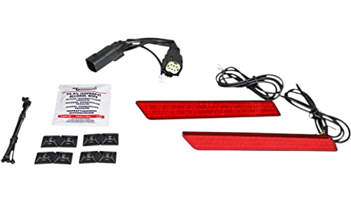 Custom Dynamics CD-LATCH-DC-R Dual Color LED Saddlebag Latch Lights - Red