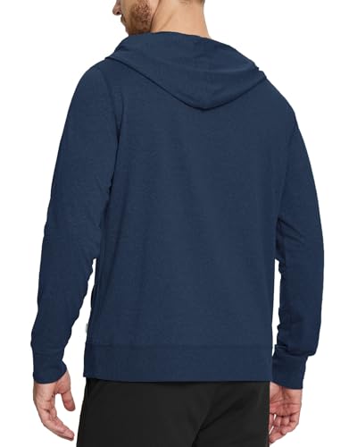 M MAELREG Mens Hoodies Pullover Performance Heather Kangaroo Pocket Thin Hooded Sweatshirt Athletic Golf Hoodies for Men3