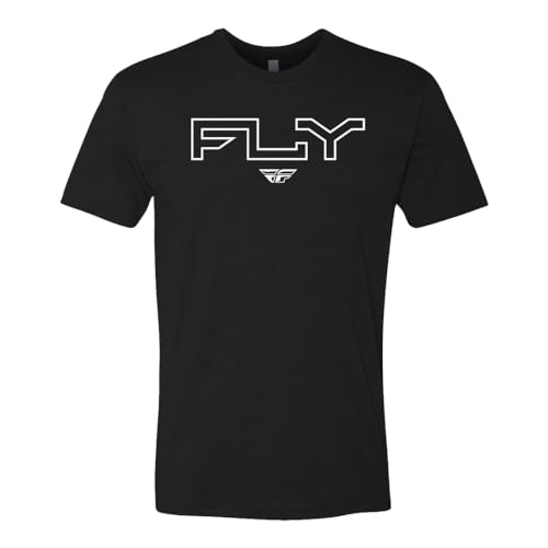 Fly Racing 354-0308X Fly Edge Tee Black XL