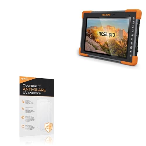 BoxWave Screen Protector Compatible With Juniper Systems Mesa Pro - ClearTouch Anti-Glare Anti-UV EyeCare (2-Pack), Filters out Harmful Blue Light Reduce Fatigue