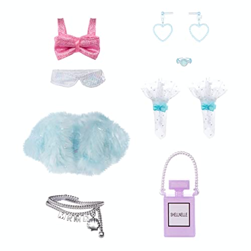Muñeca Mermaze Mermaidz Shellnelle con vestuario y accesorios miniatura 6