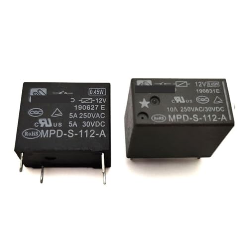 Relais MPD-S-105-A composant PCB électronique tension 5V 9V 12V 24V 48V