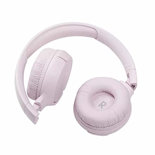Image of JBL Tune 510BT, On Ear Wireless Headphones with Mic, up to 40 Hours Playtime, Pure Bass, Quick Charging, Dual Pairing, Bluetooth 5.0 & Voice Assistant Support for Mobile Phones (Rose)