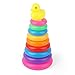 SoeHong Early Educational Arcobaleno Torre Impilabile Cerchio Divertimento Anatra Anello Puzzle Gioco Piramide Kid Bambino Colore Cognition Giocattolo Regali